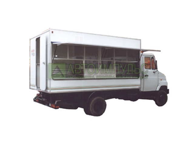 Торговый фургон (автолавка, автокафе, автомагазин купава) на шасси ЗИЛ